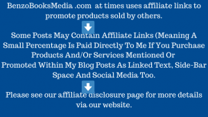 Affiliate Disclosure Sign Via Benzo Books Media