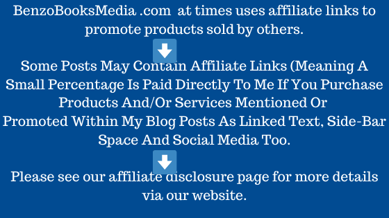 Affiliate Disclosure Sign Via Benzo Books Media